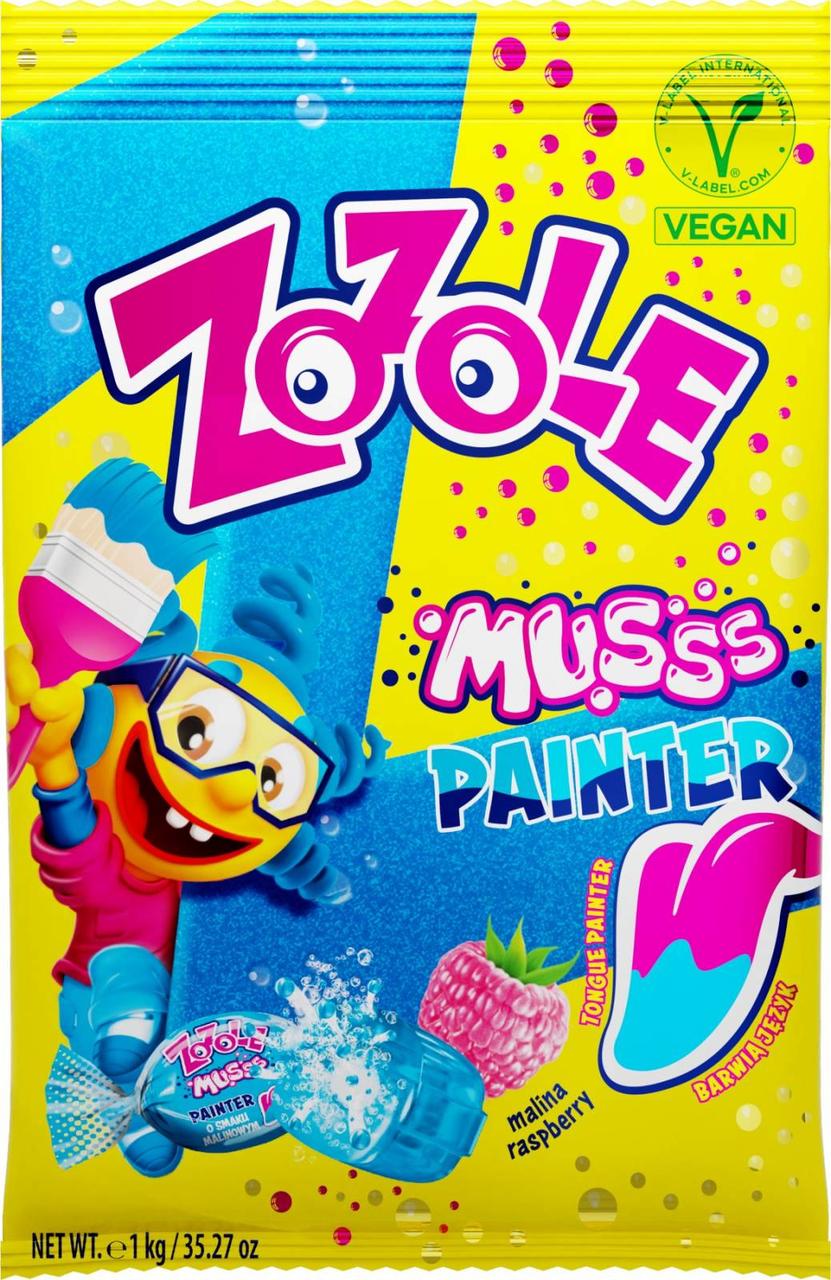 Карамельні цукерки малина 1кг ТМ ZOZOLE