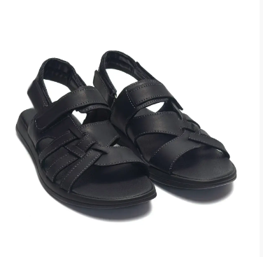 Чоловічі шкіряні сандалі Black