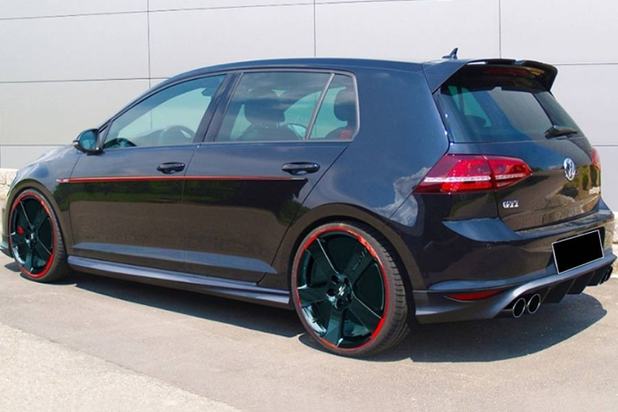 Спойлер Meliset HB (Ottinger, ABS-пластик) для Volkswagen Golf 7/E-Golf, фото 1