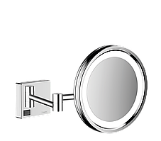 Дзеркало для гоління hansgrohe AddStoris 41790000 з підсвіткою LED хром