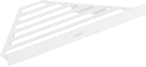 Кутовий кошик hansgrohe AddStoris 41741700, білий матовий