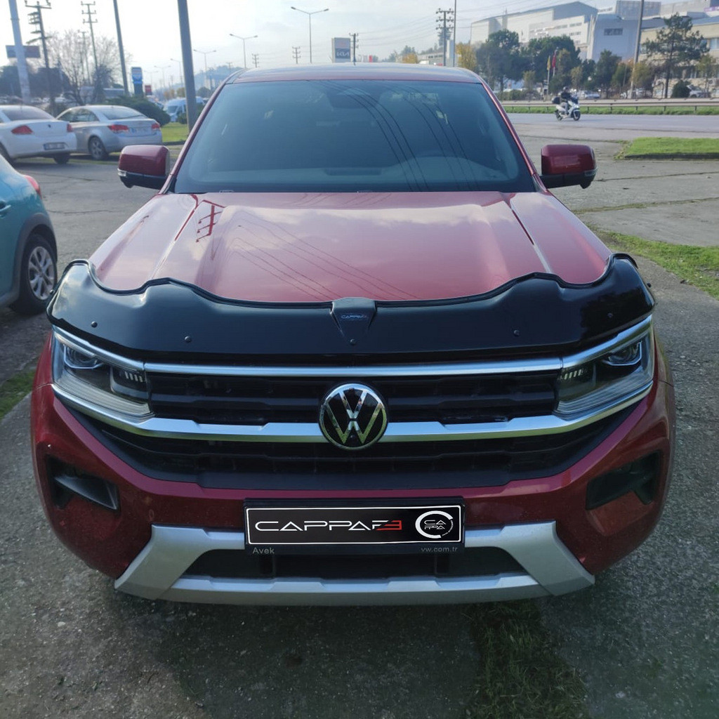 Дефлектор капота (EuroCap Dragon) для Volkswagen Amarok 2022-2024, фото 1