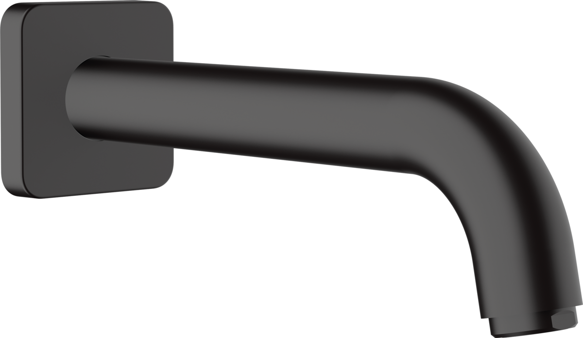 Вилив hansgrohe Vernis Shape для ванни, чорний матовий 71460670
