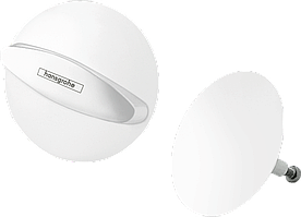 Зовнішня частина набору для зливу та переливу hansgrohe Flexaplus 58185700 білий