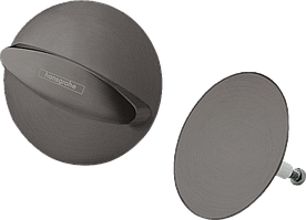 Зовнішня частина набору для зливу та переливу hansgrohe Flexaplus 58185340 чорний хром