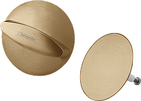 Зовнішня частина набору для зливу та переливу hansgrohe Flexaplus 58185140 бронза