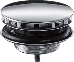 Зливний вентиль hansgrohe з фіксованою кришкою для раковини 50001000