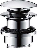 Донний клапан для раковини hansgrohe Push-Open 50100000 хром