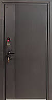 Двері вхідні МДФ/МДФ "Стрімекс" Strimex Nissha Антрацит на прихованих петлях