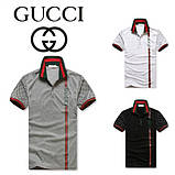 Gucci чоловіча футболка поло гуччі купити в Україні, фото 2