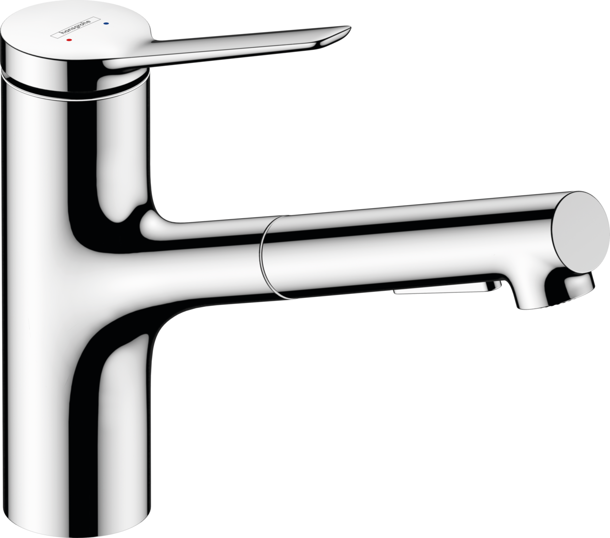 Змішувач hansgrohe Zesis M33 Eco для кухонної мийки, хром 74810000