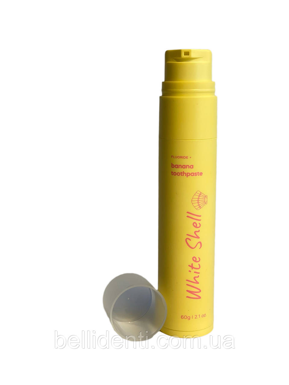 Зубна паста White Shell (смак банан), 60 г