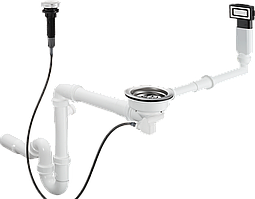 Сифон для мийки hansgrohe D14-11, хром 43931800