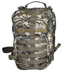 Рюкзак тактичний 35 літрів Kirasa кордура піксель (Арт KI940)