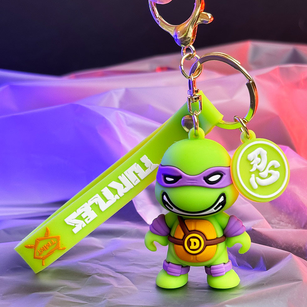 Брелок силіконовий - Ninja Turtles - Donatello