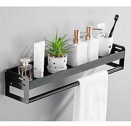 Полиця з вішалкою для рушників для ванної кімнати. Модель RD-91195-1
