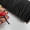 Резинка кругла, колір- чорний (діаметр 2мм)*1м, фото 3