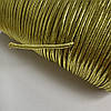 Резинка кругла люрексна, колір-золото, товщина 2мм*1м, фото 6