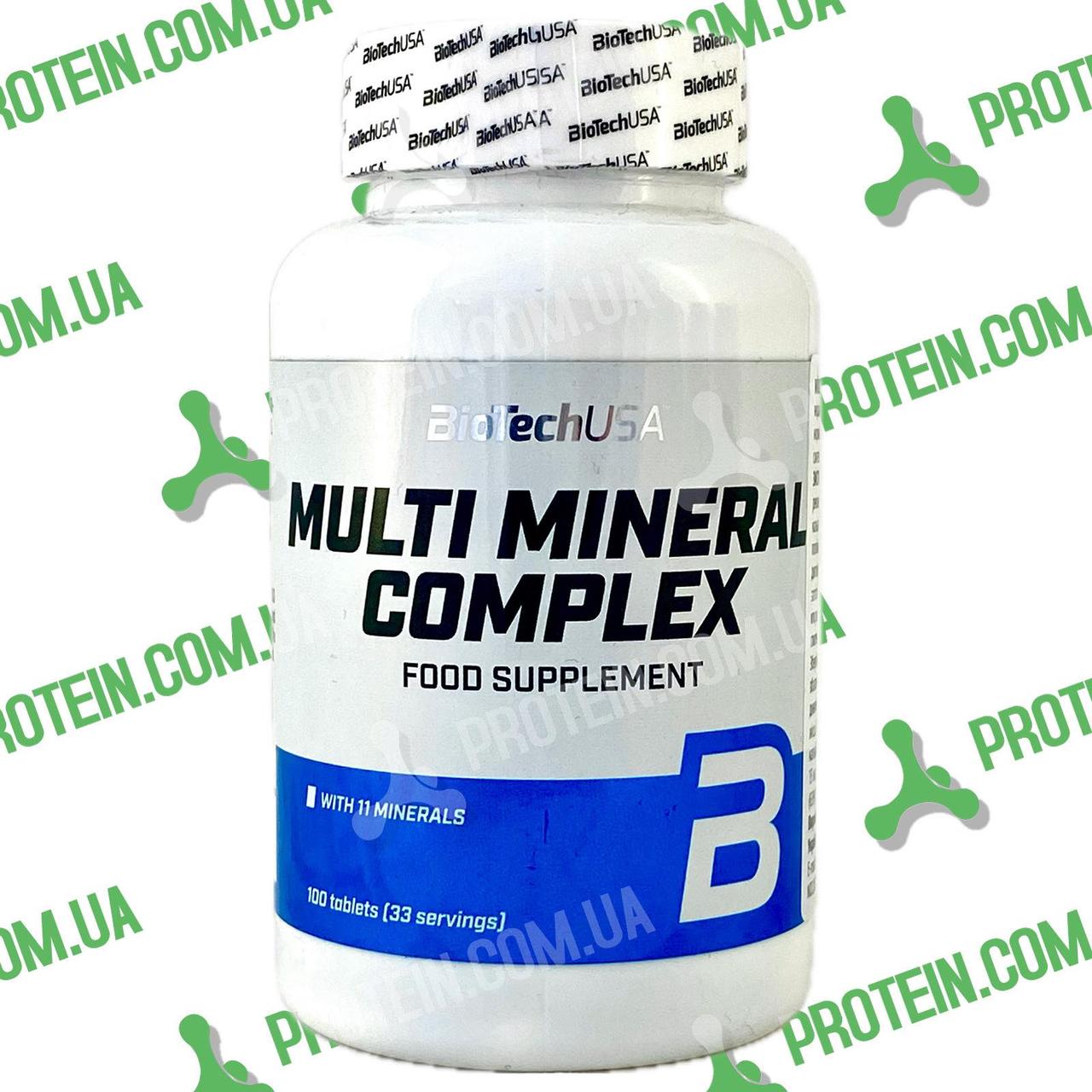 Мінеральний Комплекс BioTech Multimineral Complex 100 таб