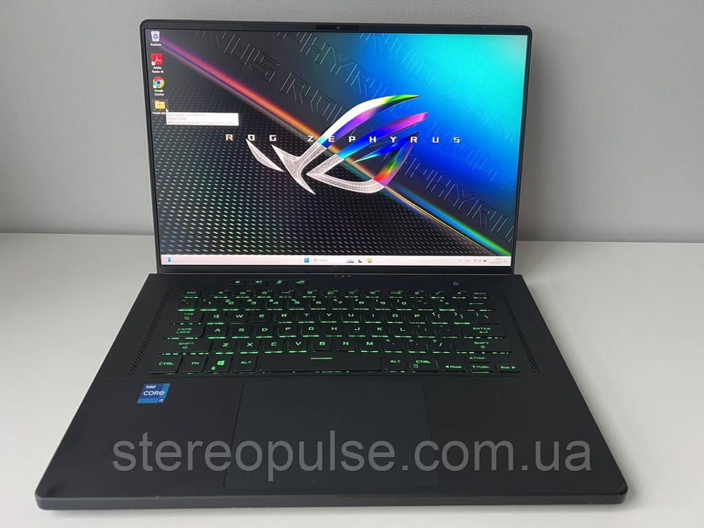 Ігровий ноутбук Asus ROG Zephyrus M16 (GU603H): i7-11800H/RTX3050 Ti (4Gb)/16Gb DDR4/512Gb