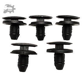 Кліпса кріплення підкрилка локера колісної арки 2008 Peugeot 1622749580 51834606 856553 8565.53 комплект 5шт