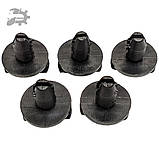 Кліпса кріплення підкрилка локера колісної арки Q8 Audi 1622749580 51834606 856553 8565.53 комплект 5шт, фото 3