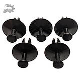 Кліпса кріплення підкрилка Астра Г Опель 51118174185 1400806 96625628 комплект 5шт, фото 2