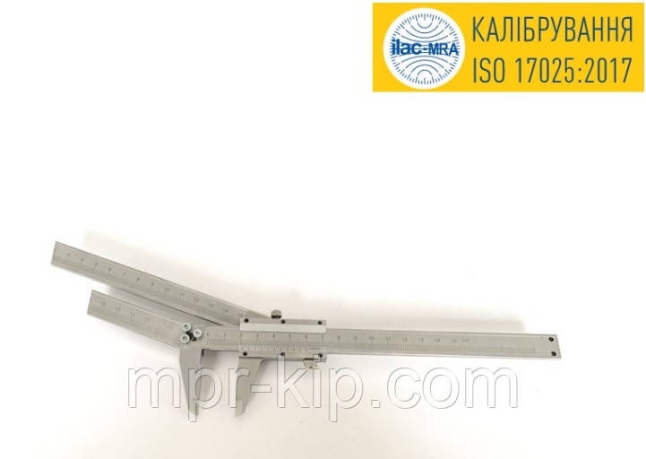 Штангенциркуль шаблон для визначення лікувальності щебеня тип ШЦ-ШЛ-125/19,5 ISO 17025, фото 1