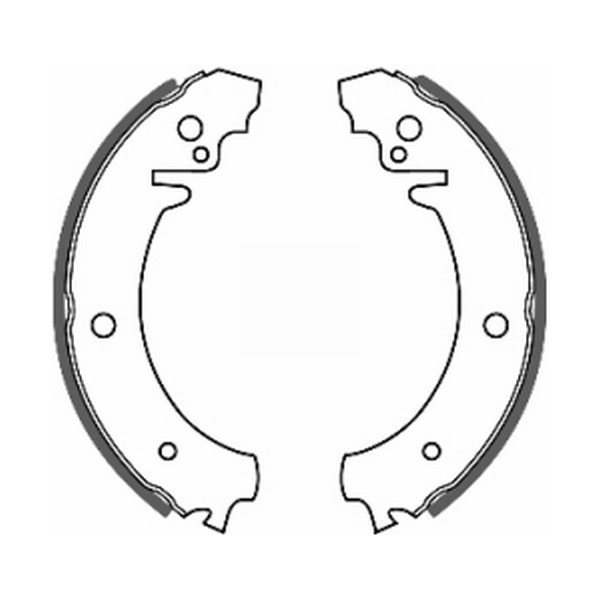 Колодки гальмівні задні Raiso(Швеція) GAZ 3302 Gazelle, ГАЗ 3302 Газель 94- #RB3302 UAKKWPA7