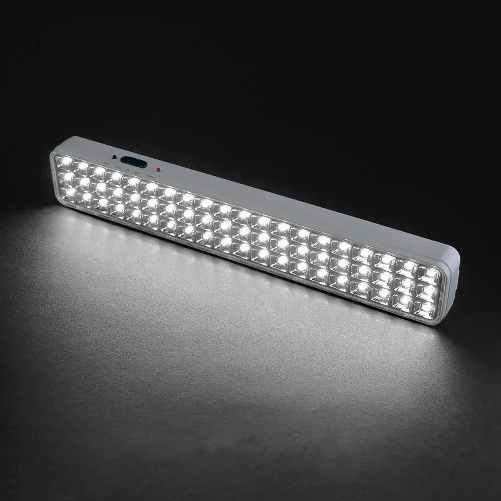 Ліхтар світильник аварійний Titanum TL-EM1108 60 LED 6500K 230V, акум 2000mAh (6-8год)