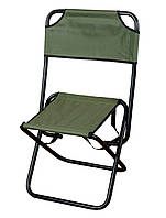 Стілець складаний зі спинкою NeRest NR-22 Хакі