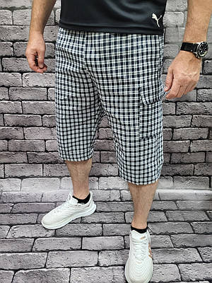 Бриджі шорти чоловічі Ao Long великі розміри 2Xl-6XL, Сірий, XXL