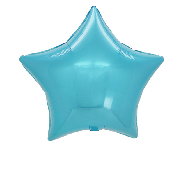 Фольгована кулька "Зірка" sugar blue 24"(60см) 1шт.