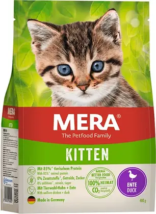 Сухий корм для кошенят Mera Cats Kitten Duck (Ente) з качкою 400 г, фото 1