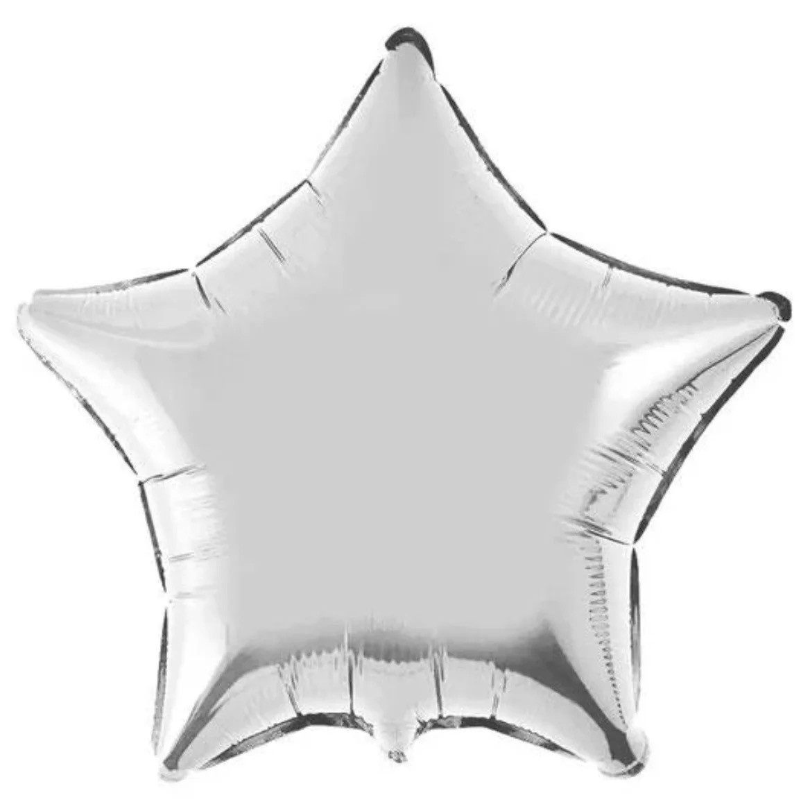 Фольгована кулька "Зірка" срібна металік 36"(90см) 1шт.