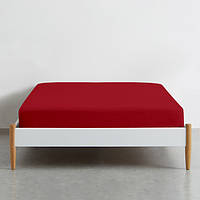 Простирадло на гумці Burgundy ранфорс Cosas висота 30 см 160х200 см