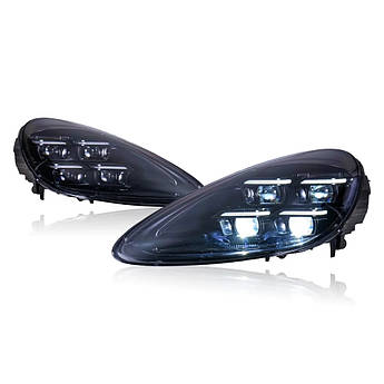 Фари оптика передня Porsche Cayenne 958 958.1 958.2 Порше Кайєн рестайлінг стиль 2024