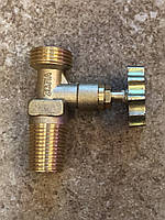 Вентиль балонний пропановий SUPERGAS з посадкою W19 мм і виходом СП21,8LH