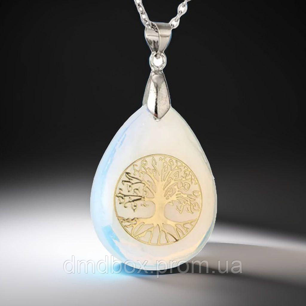 Кулон-амулет из опалита древо "Иггдрасиль" - фото 1 - id-p2244351677