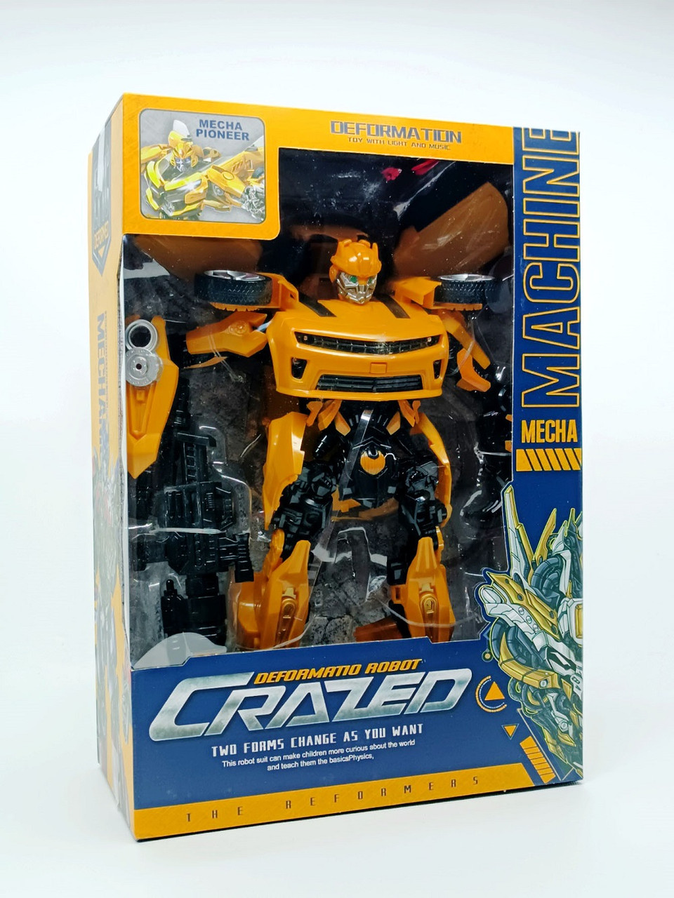 Робот Трансформер Star toys Бамблбі Chevrolet Camaro жовтий 36 см W8826A, фото 1