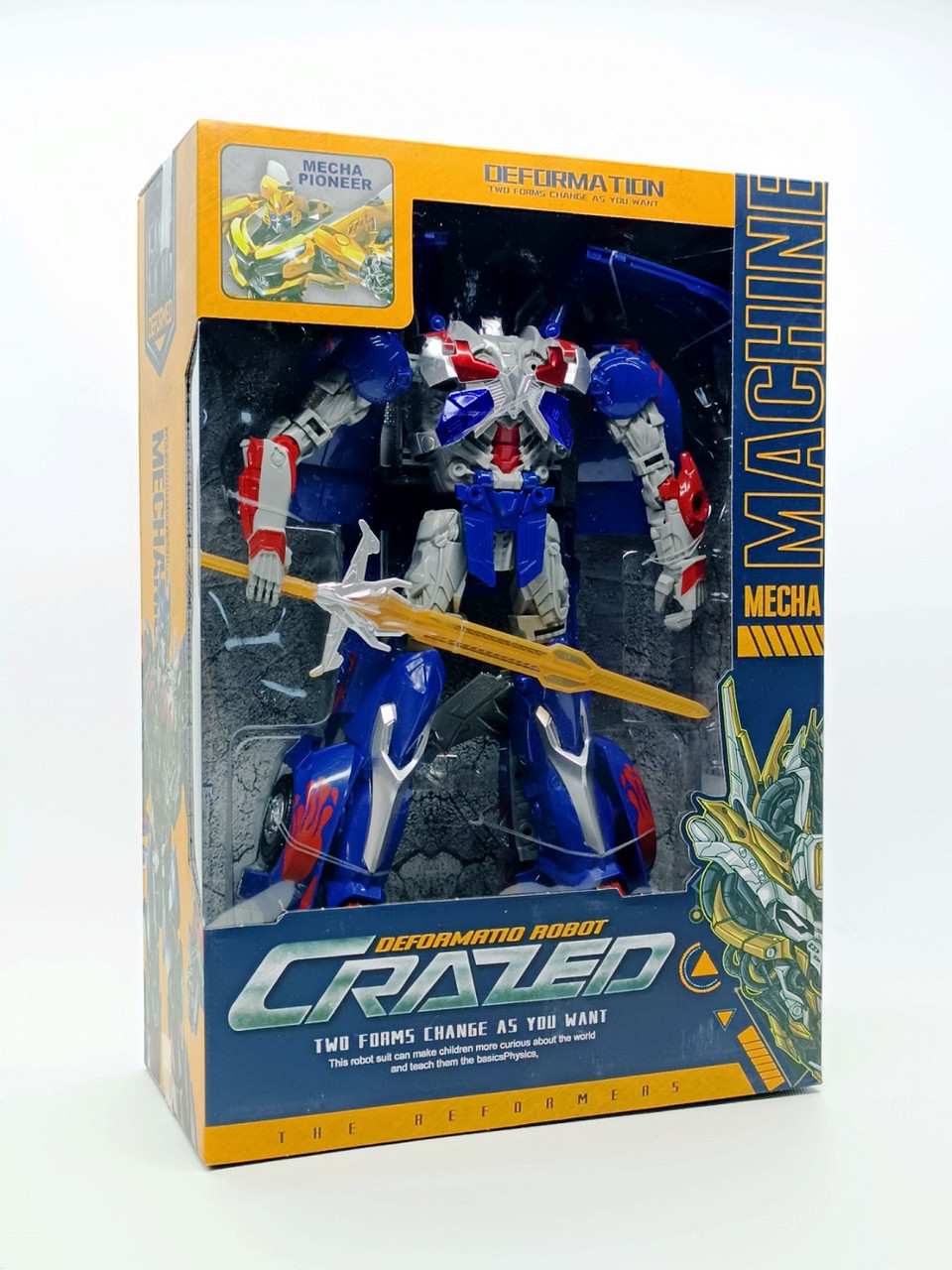 Робот трансформер Star toys "Crazed" Оптимус Прайм синій W8826C
