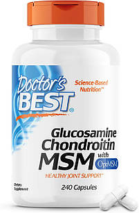 Doctor's Best Glucosamine Chondroitin MSM 240 капсул