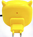 Нічник "Філін" 4кольор.,з вимикачем №H3-41(60)(240), фото 2