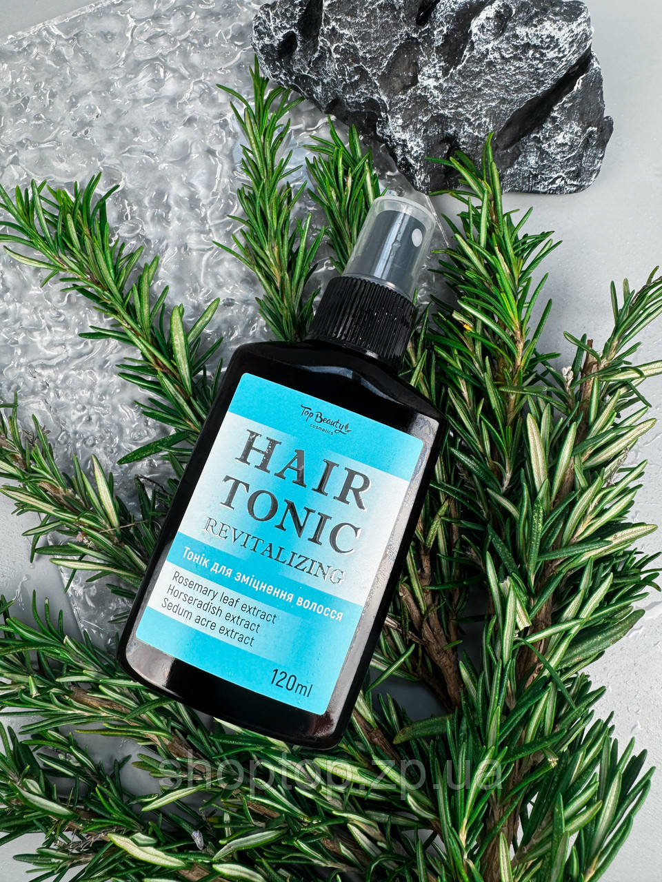 Тонік-спрей для зміцнення волосся Top Beauty Tonic Revitalizing Rosemary з розмарином, 120 мл, фото 1