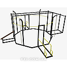 Мобільний спортивний комплекс для приміщень та вулиці W2247, фото 4