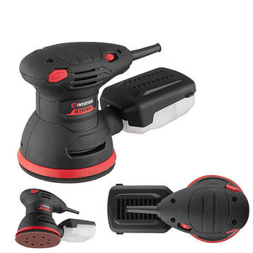 Шліфмашина ексцентрикова 300 Вт, 5000-12000 об/хв, 125 мм INTERTOOL WT-0541