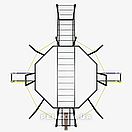 Мобільний спортивний комплекс для приміщень та вулиці W2247, фото 9
