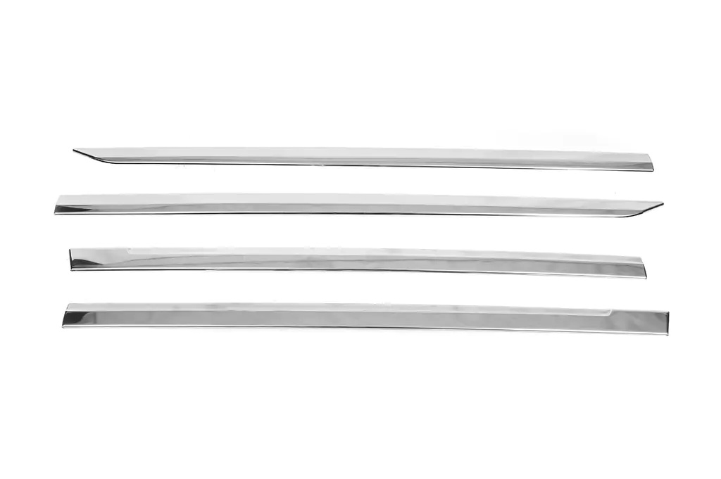 Хром молдинги дверей Carmos для Volkswagen Tiguan AllSpace 2016+ Дверні молдинги Фольксваген Тігуан 4 шт., фото 1