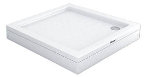 Душовий піддон Shower Beta 70x80х18 см прямокутний акриловий низький для душової кабіни з ніжками