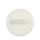 Спонж для макіяжу велюровий для нанесення пудри Beauty LUXURY SP-03 Білий, фото 2